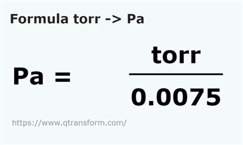 1 torr to pascal.